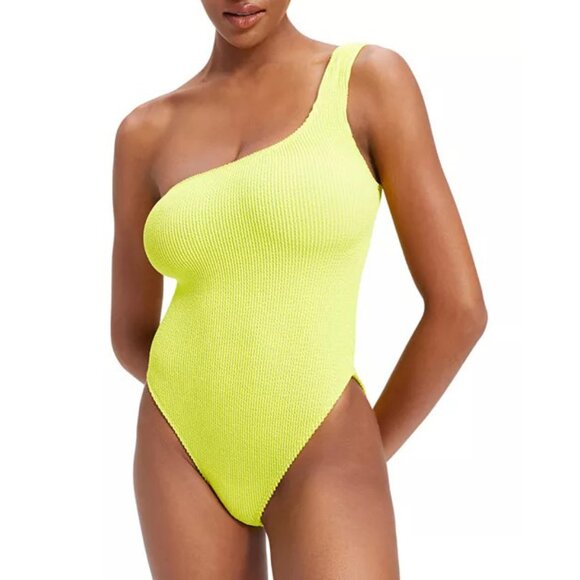 Good American Always Fits Asymmetric One Piece Swimsuit S/M - Picture 1 of 4
